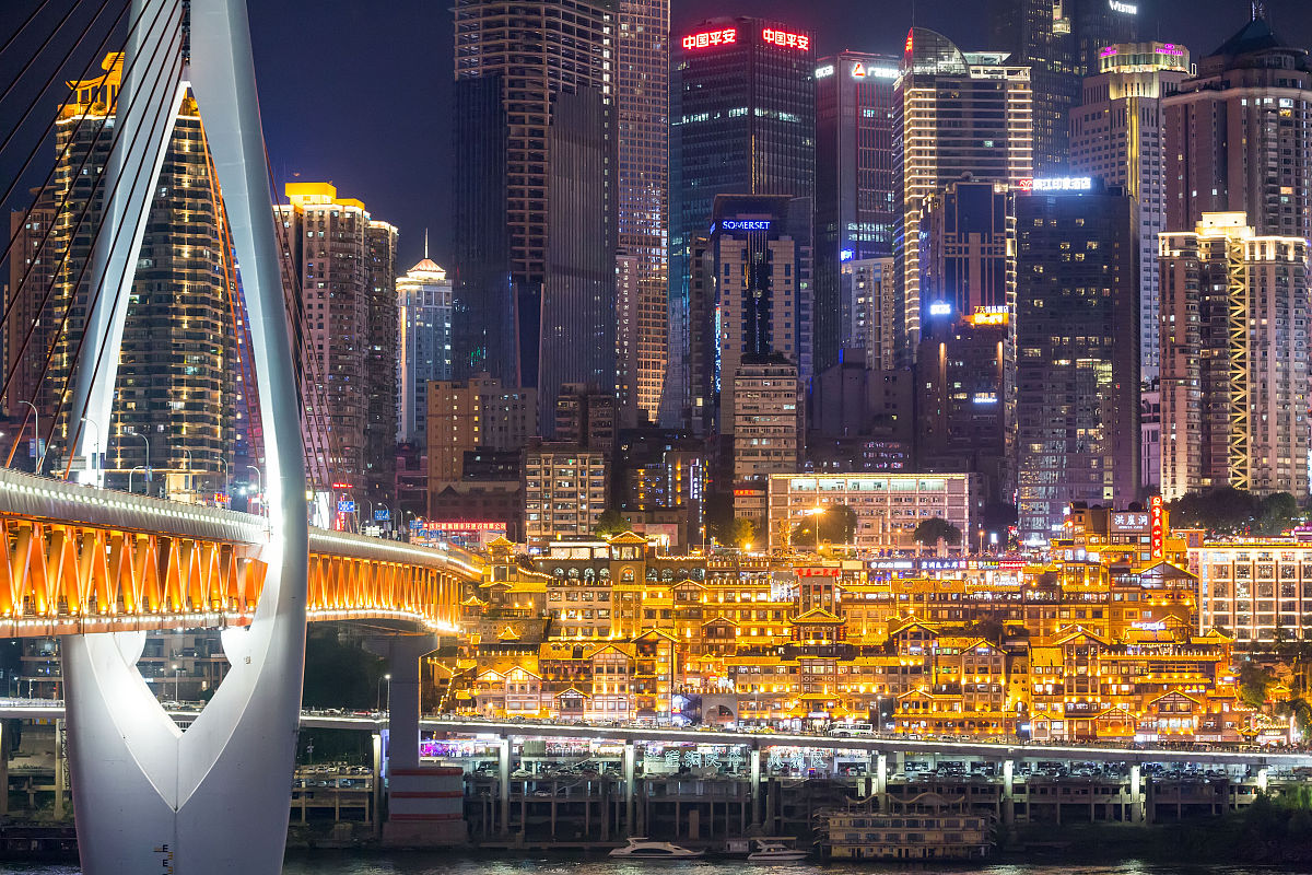 2019年8月29日,重庆夜景.