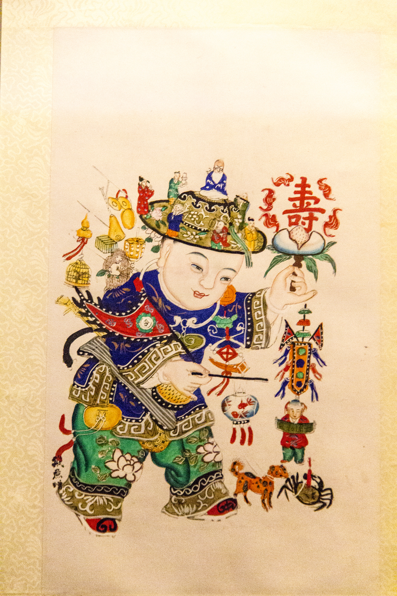 2015年11月8日,参观首都博物馆:"京城旧事——老北京"