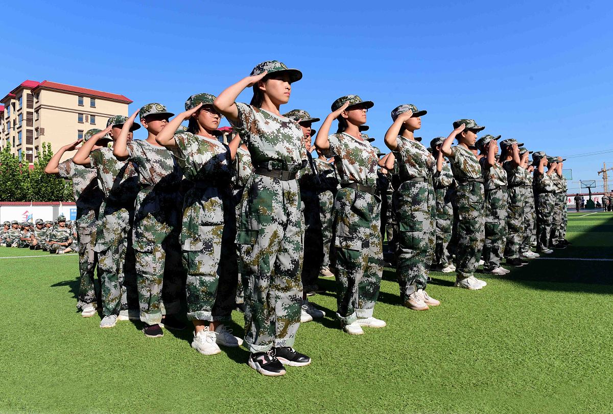 石家庄铁路职业技工学校军训几天