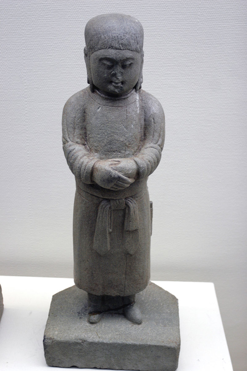 2008年08月12日 契丹男侍石像,辽代,内蒙古赤峰市巴林左旗出土,内蒙古
