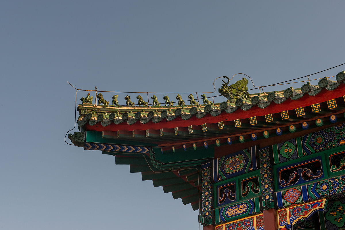 2019年12月7月,北京戒台寺,中国北方保存辽代文物最多,最完整的寺院.