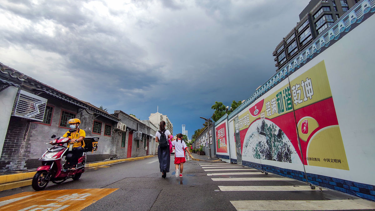 2020年9月1日,北京,  东城区,雨后京城更好看