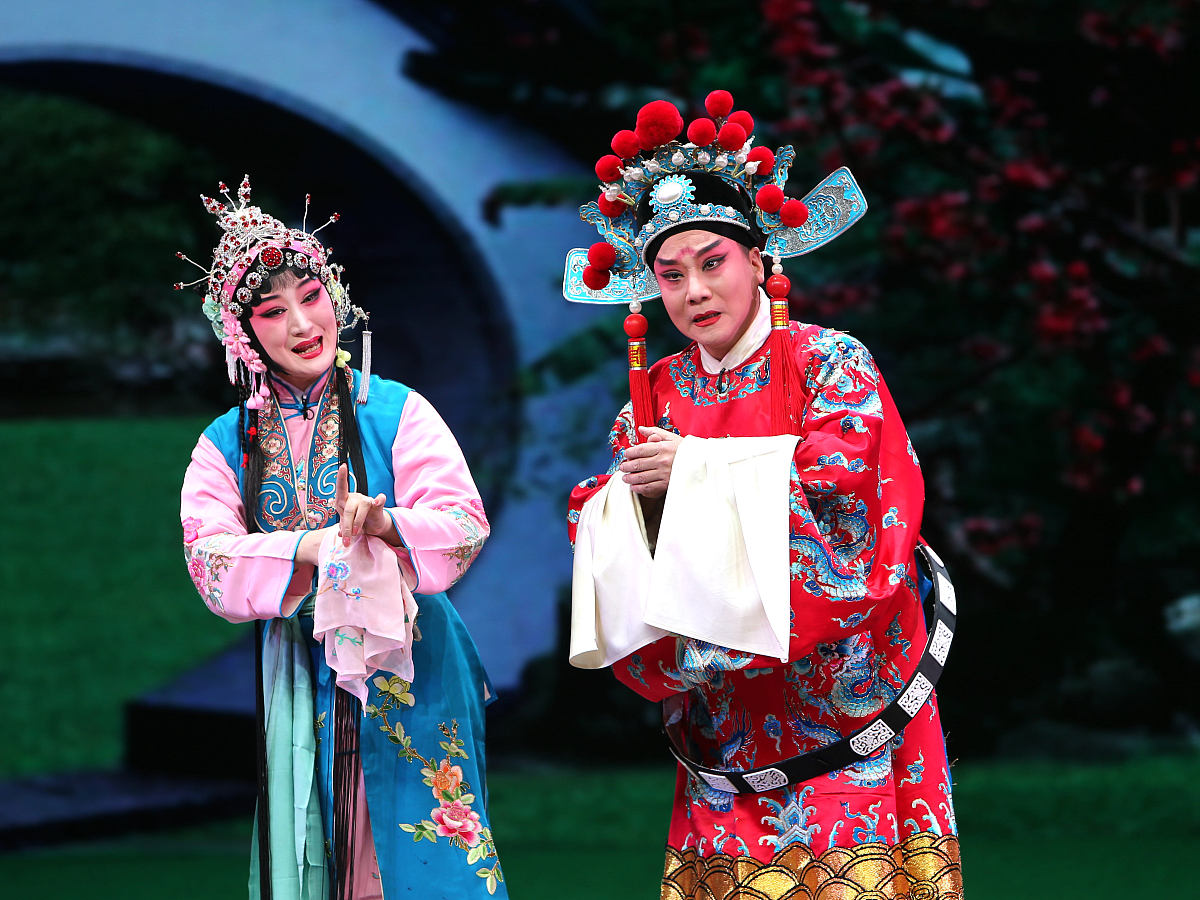 2021年2月26日,西安,中国戏剧梅花奖,白玉兰奖得主李梅从艺四十周年"