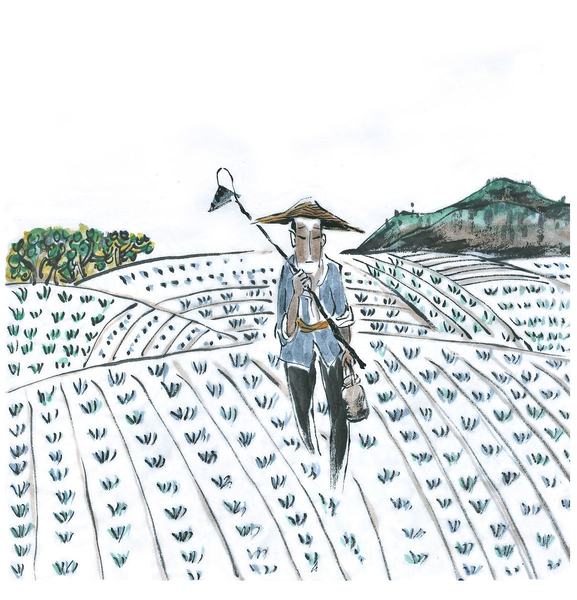 锄禾日当午，粒粒皆辛苦：英文翻译及押韵解读