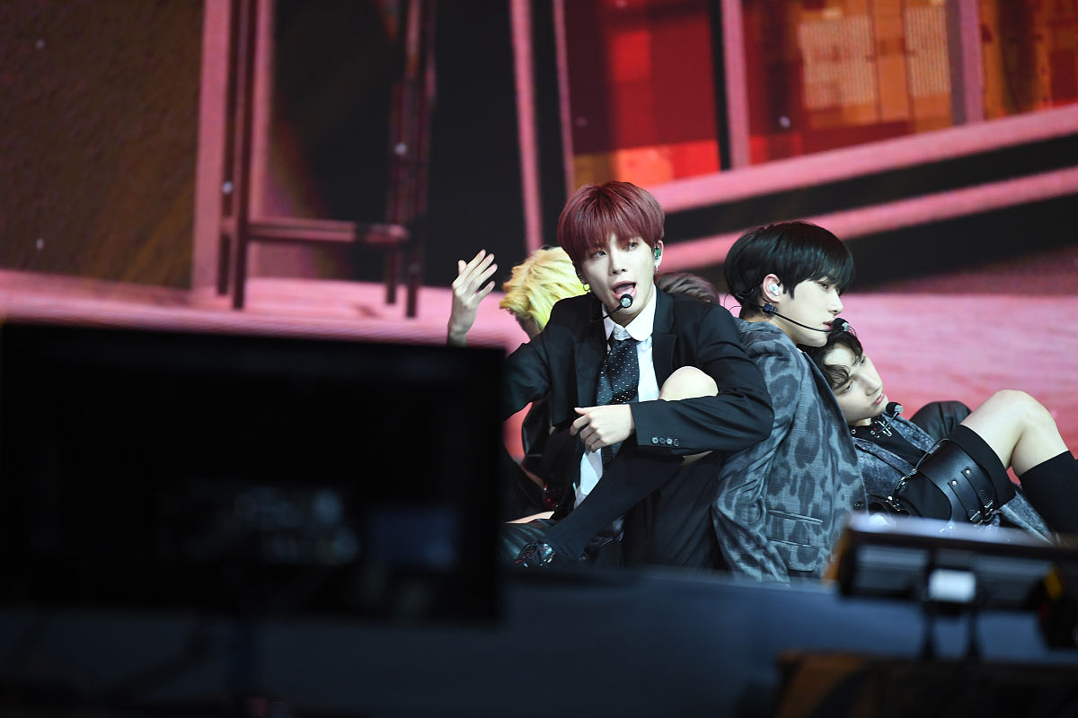 首尔,男团txt(tomorrow x together)举行第二张迷你专辑《梦想的<strong>章节</strong>