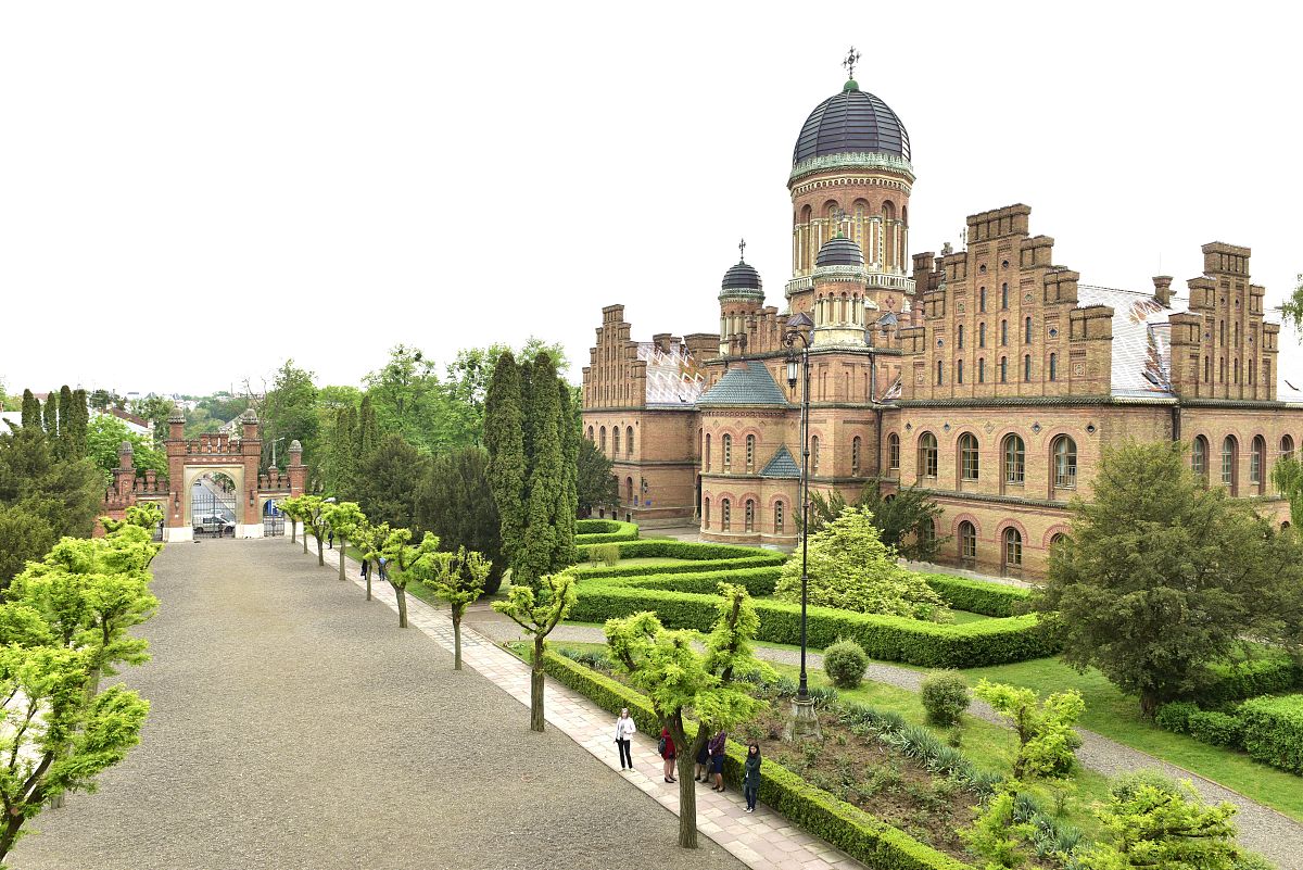 当地时间2017年5月12日,乌克兰切尔诺夫策大学(university of cherniv