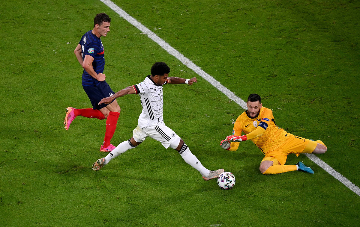 2021年6月15日,德国,2020欧洲杯f组首轮,法国1-0德国.fussball euro 2