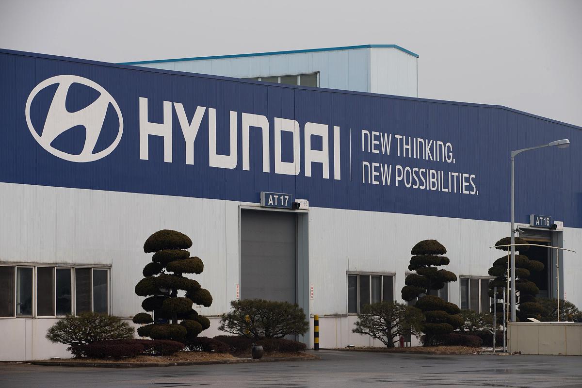 当地时间2014年1月20日,韩国峨山,现代汽车制造厂.a hyundai motor co