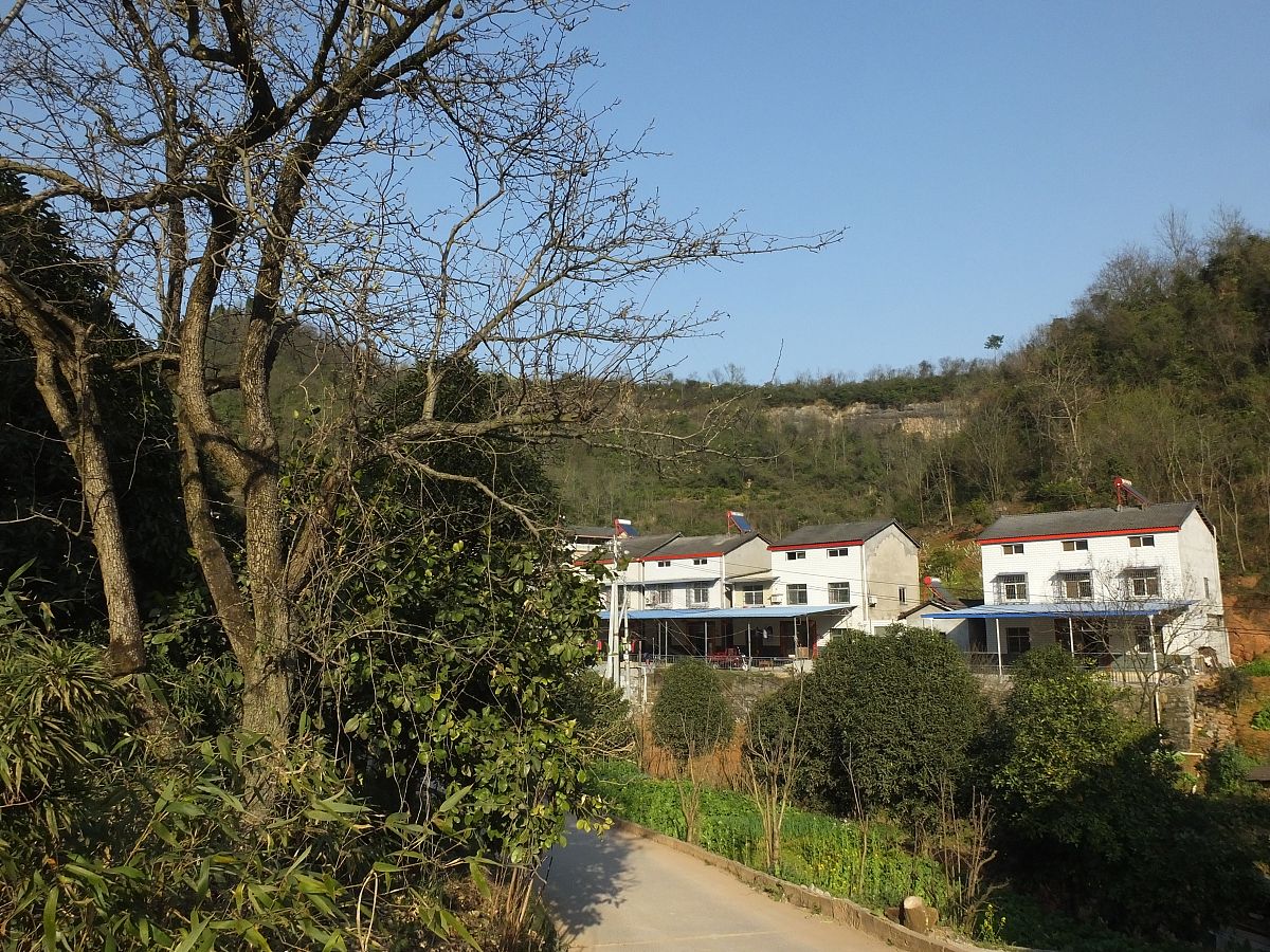 湖北省阴山县杨柳湾镇 东西畈五村村委会帮我用200字详细描述