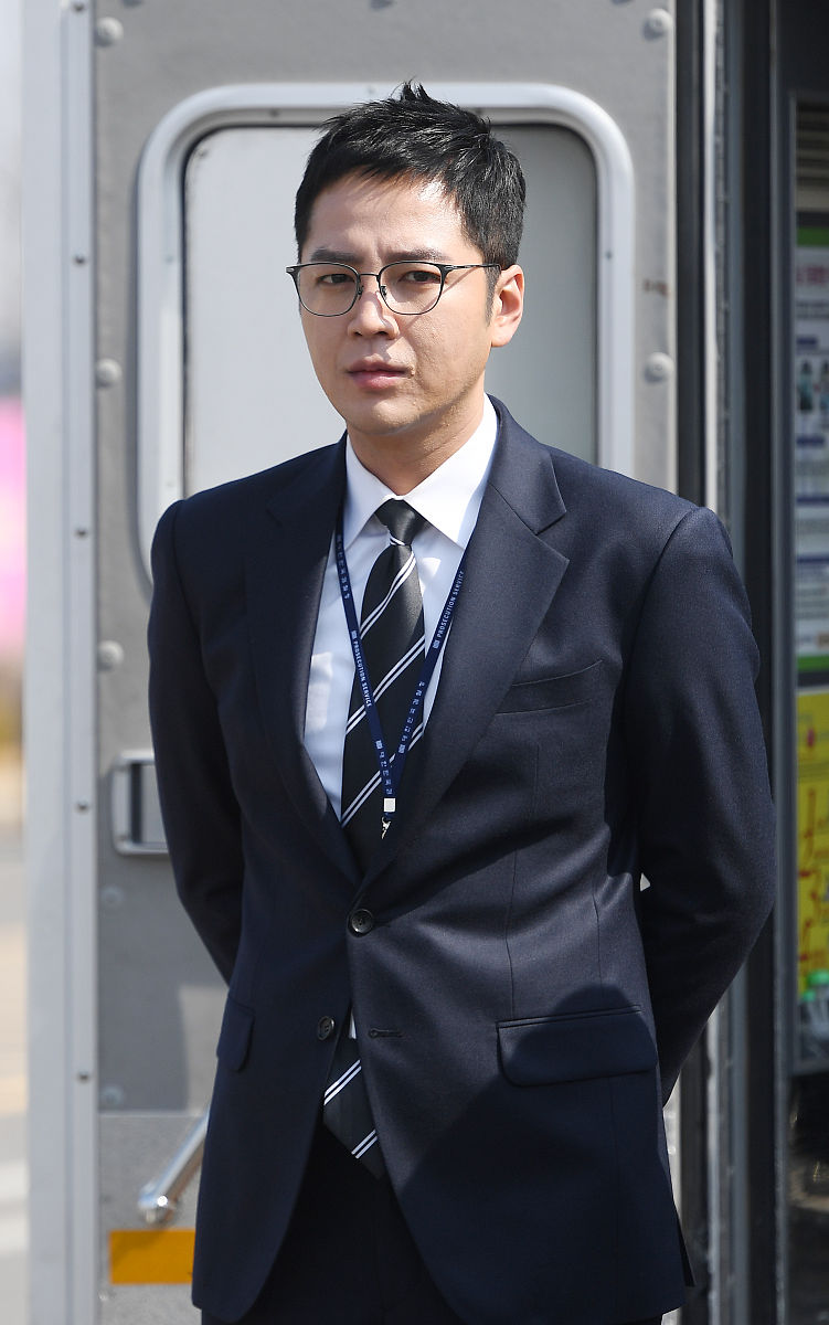 2018年3月23日,韩国仁川,张根硕,韩艺璃等艺人参加新剧《switch-改变