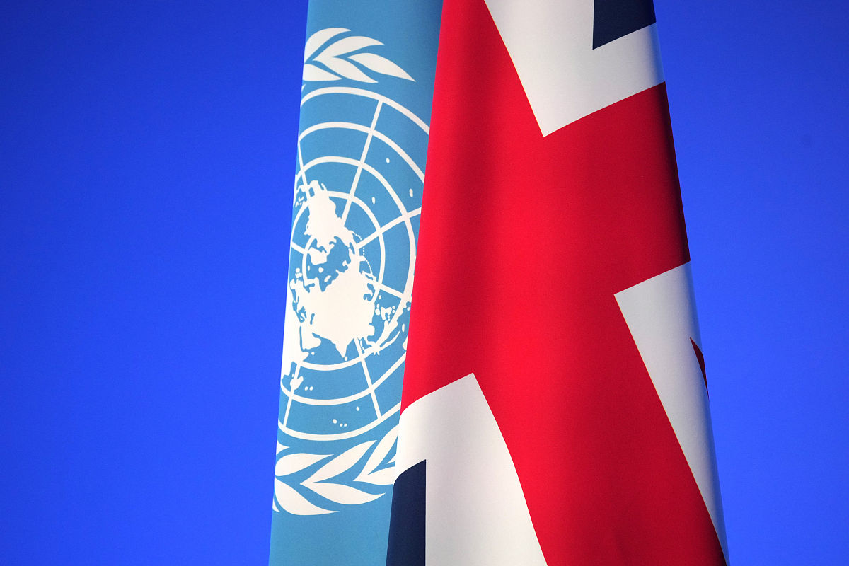 当地时间2021年10月31日,英国苏格兰,《联合国气候变化框架公约》第二