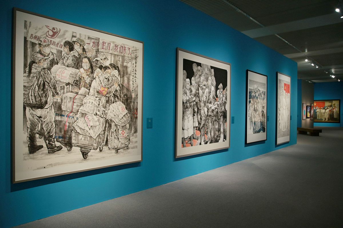 说说为什么要打卡抗疫文艺作品展厅50个字