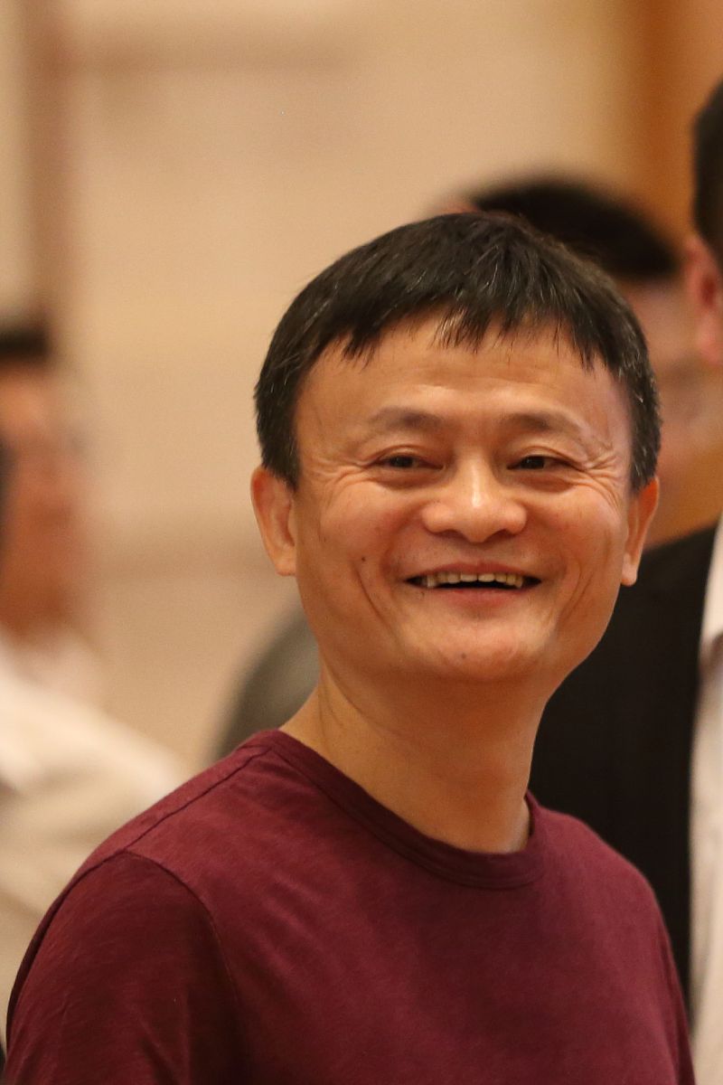 2018年1月21日,三亚,60名企业家在三亚召开"午餐会".马云