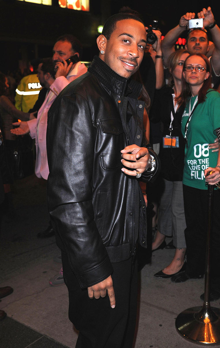 ap out chris jackson, a.k.a. ludacris, arrives at the premiere o