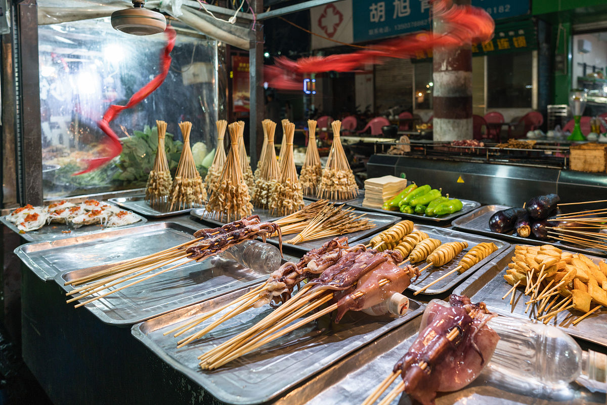 一起穿串的文案