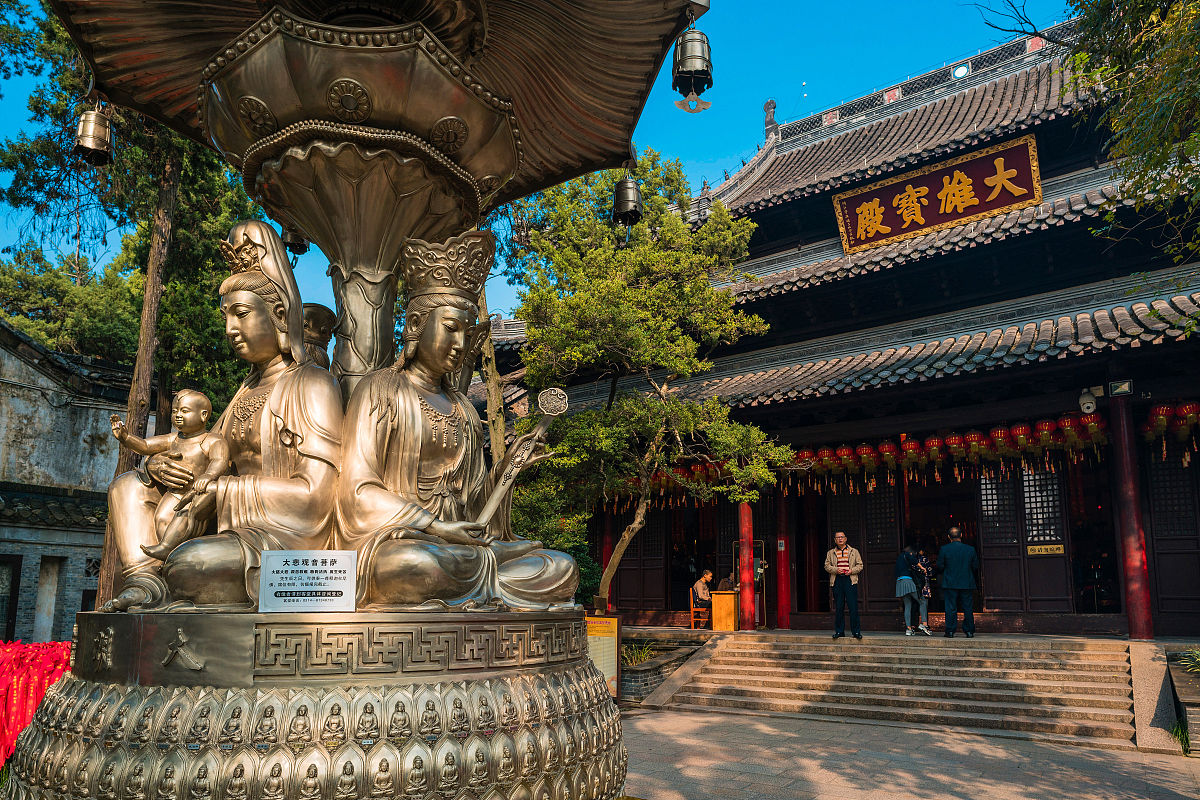 2017年10月21日,江苏扬州,大明寺.