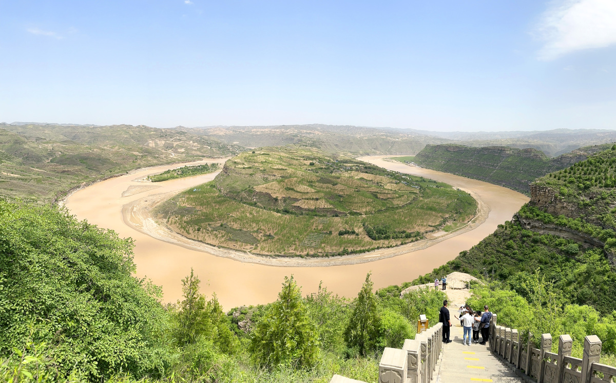 延川黄河乾坤湾,一处大自然的绝美画卷,在黄土高原与