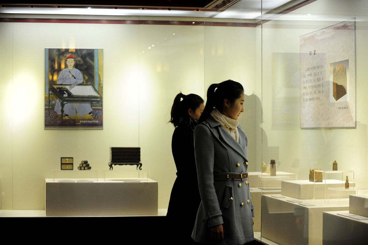 2014年11月14日,辽宁省沈阳市,沈阳故宫博物院推出《清玩雅韵——清宫