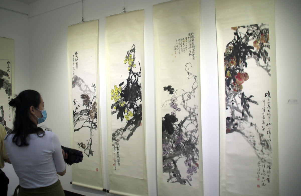 湖南国画家贺祖元