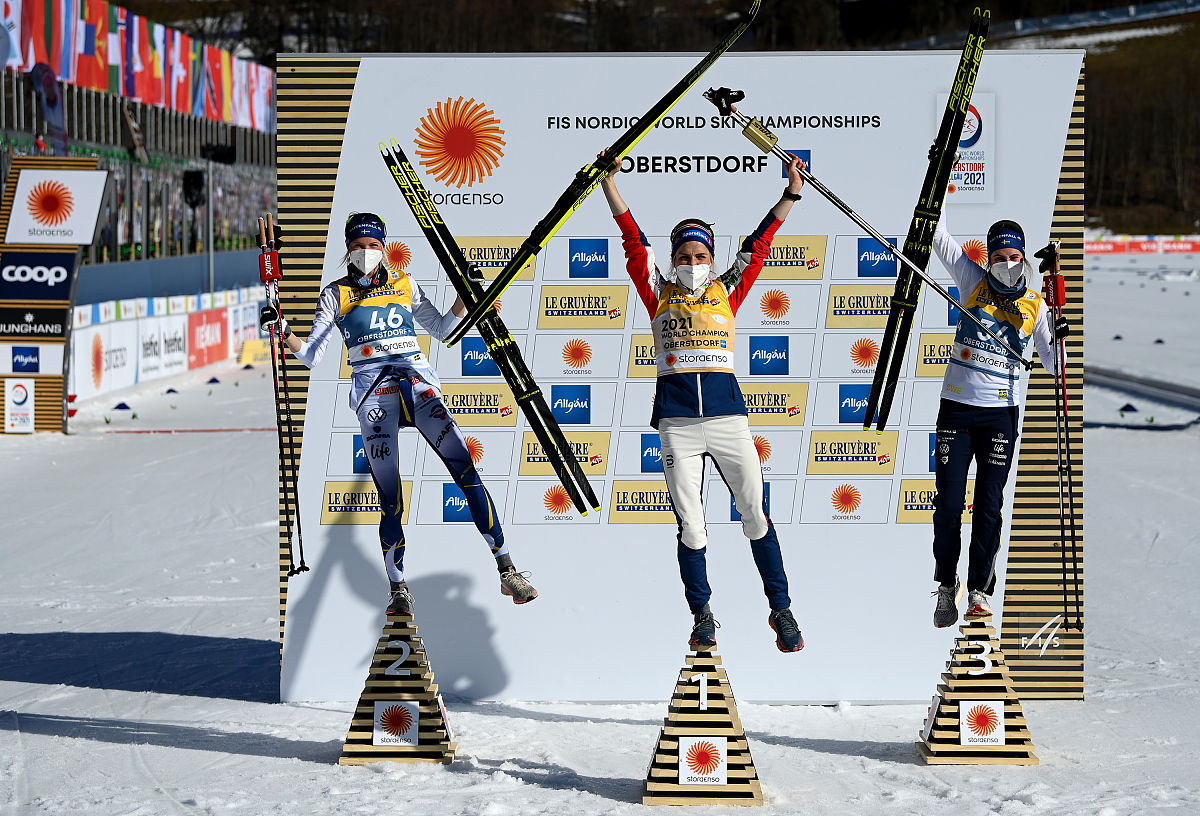 2021年3月2日,德国,2021北欧滑雪世界锦标赛3月2日赛况.oberstdorf, g