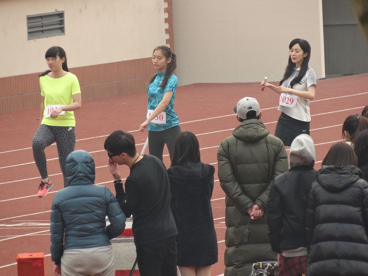 2014年01月25日,上海,电影《小时代3》片场热拍.杨幂