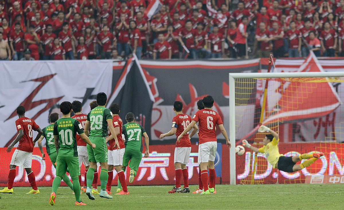 广州恒大vs上海上港：中超两强巅峰对决