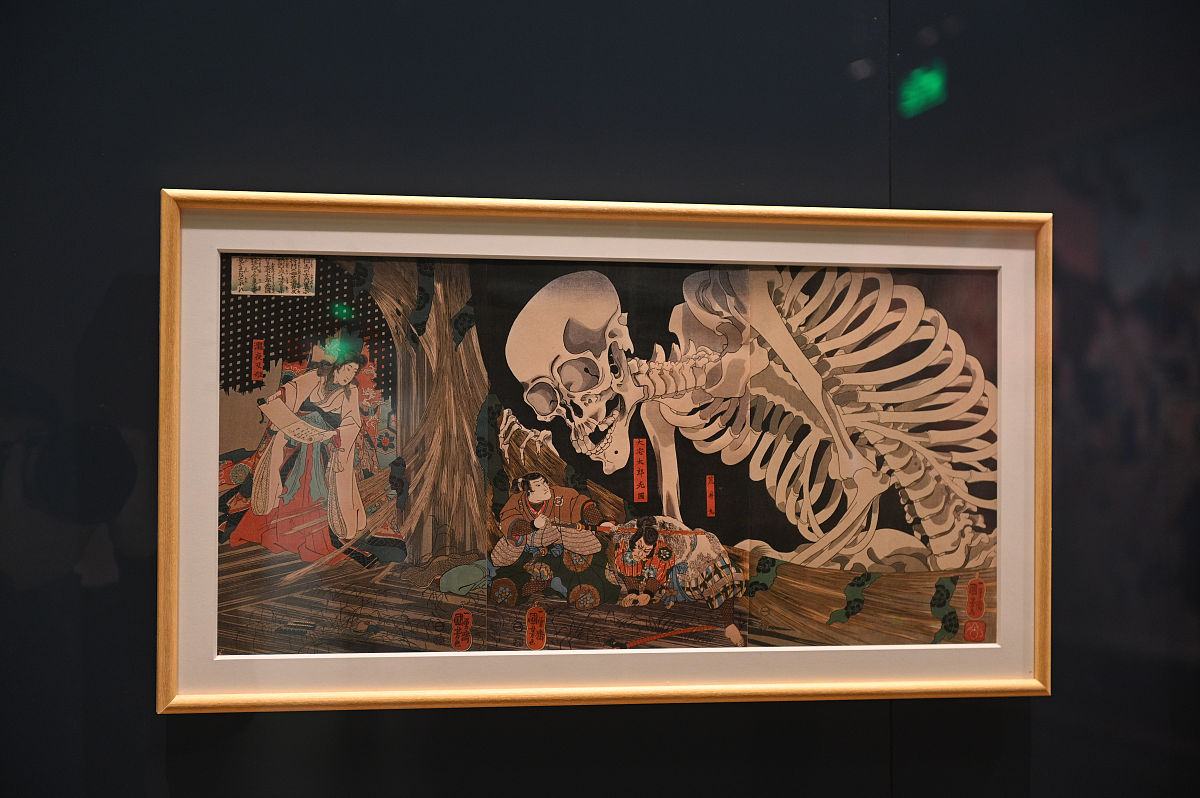 2021年12月22日,沈阳,"多彩的图像——浮世绘艺术展"在辽宁省博物馆开