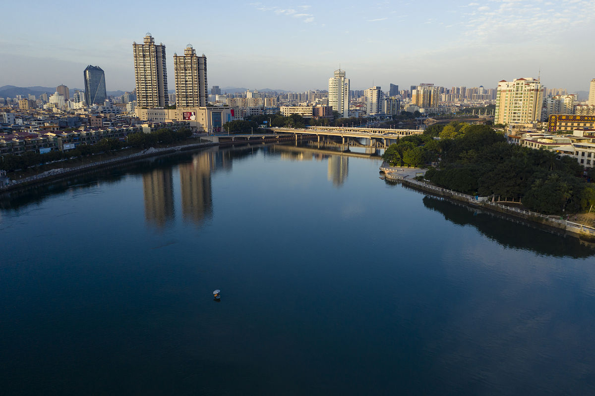 2019年11月,河源市源城区风光.