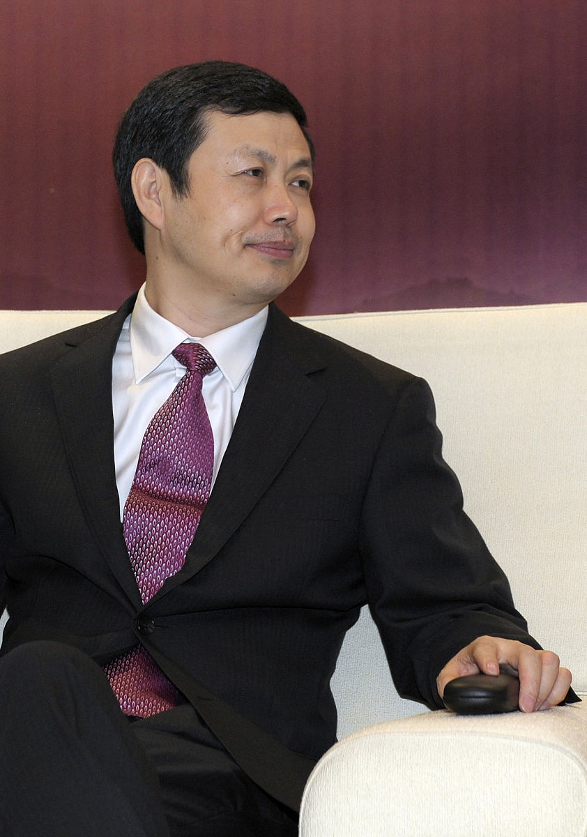 2013年11月01日,江苏省南京市,中国电信集团公司董事王晓初.王晓初