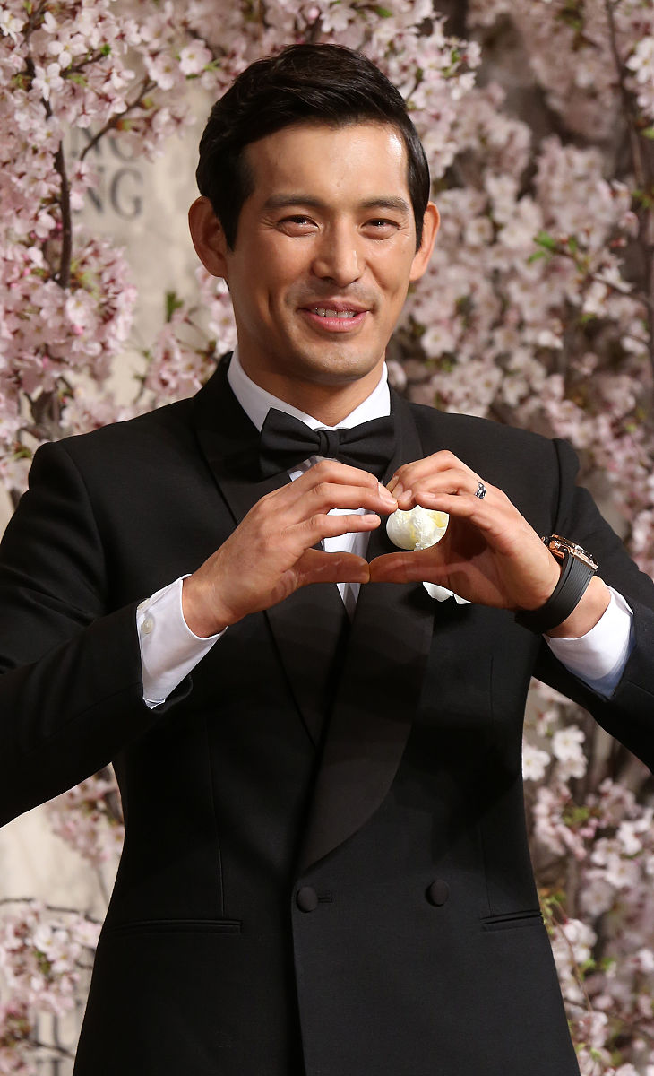 2014年4月12日,韩国首尔,韩国男星吴智昊在首尔新罗酒店举办婚礼. 吴