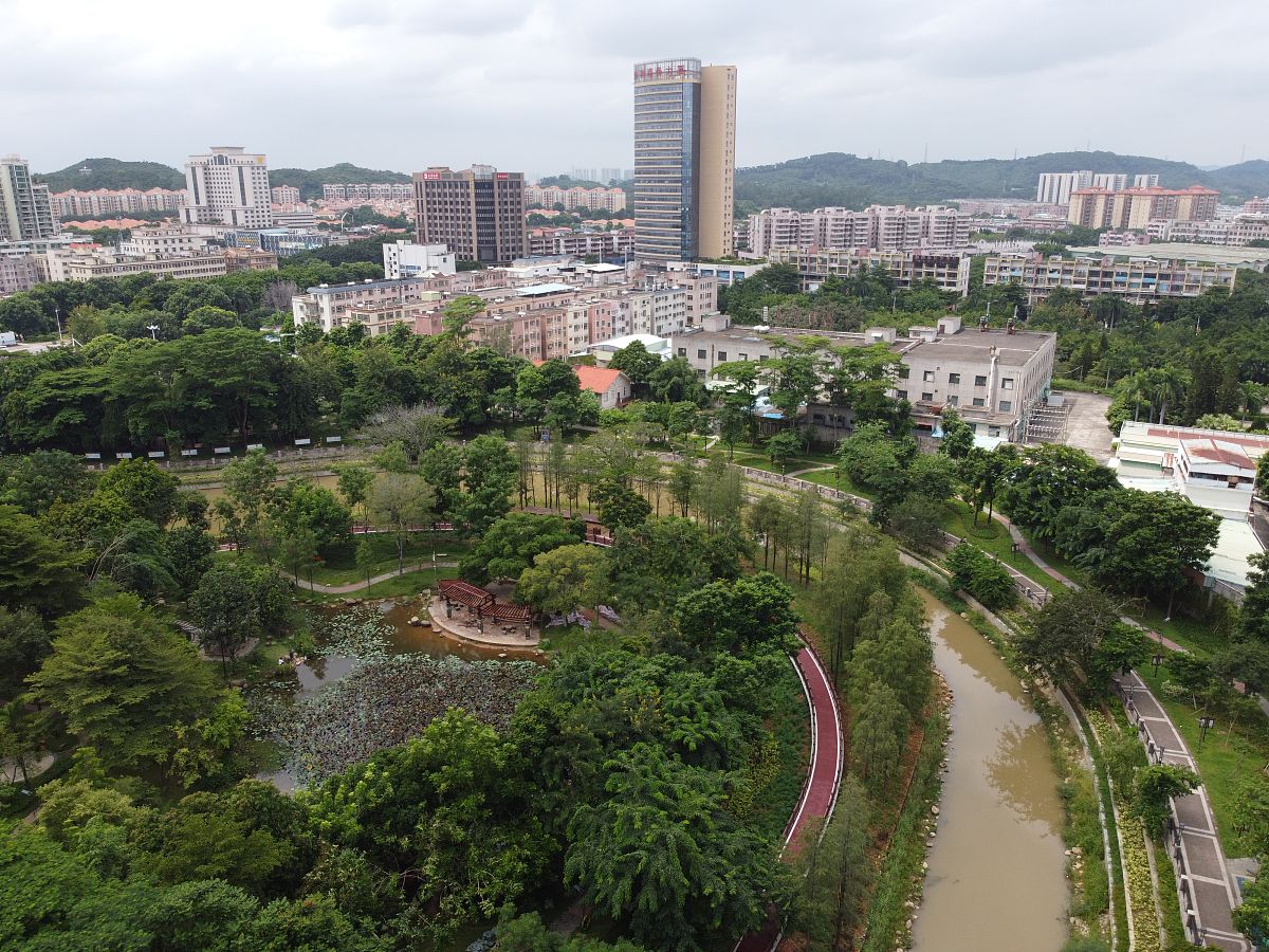 2020年9月15日,广东省东莞市清溪镇文化公园.