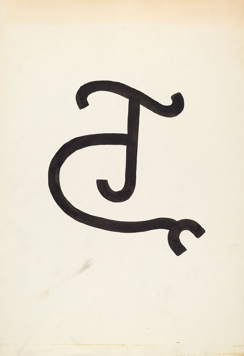 cattle brand, circa 1936. artist j.henry marley. (photo by herit
