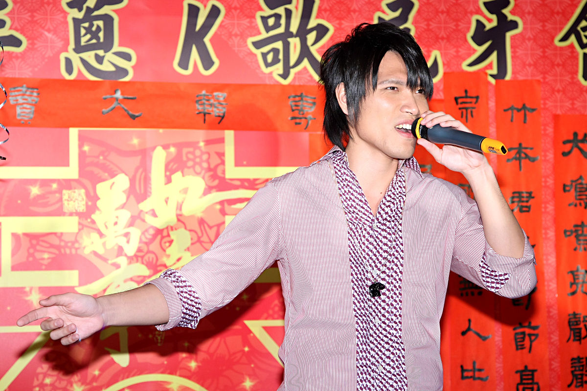 2008年2月3日,台北,杨宗纬参加公司活动.杨宗纬+++_+++杨宗纬