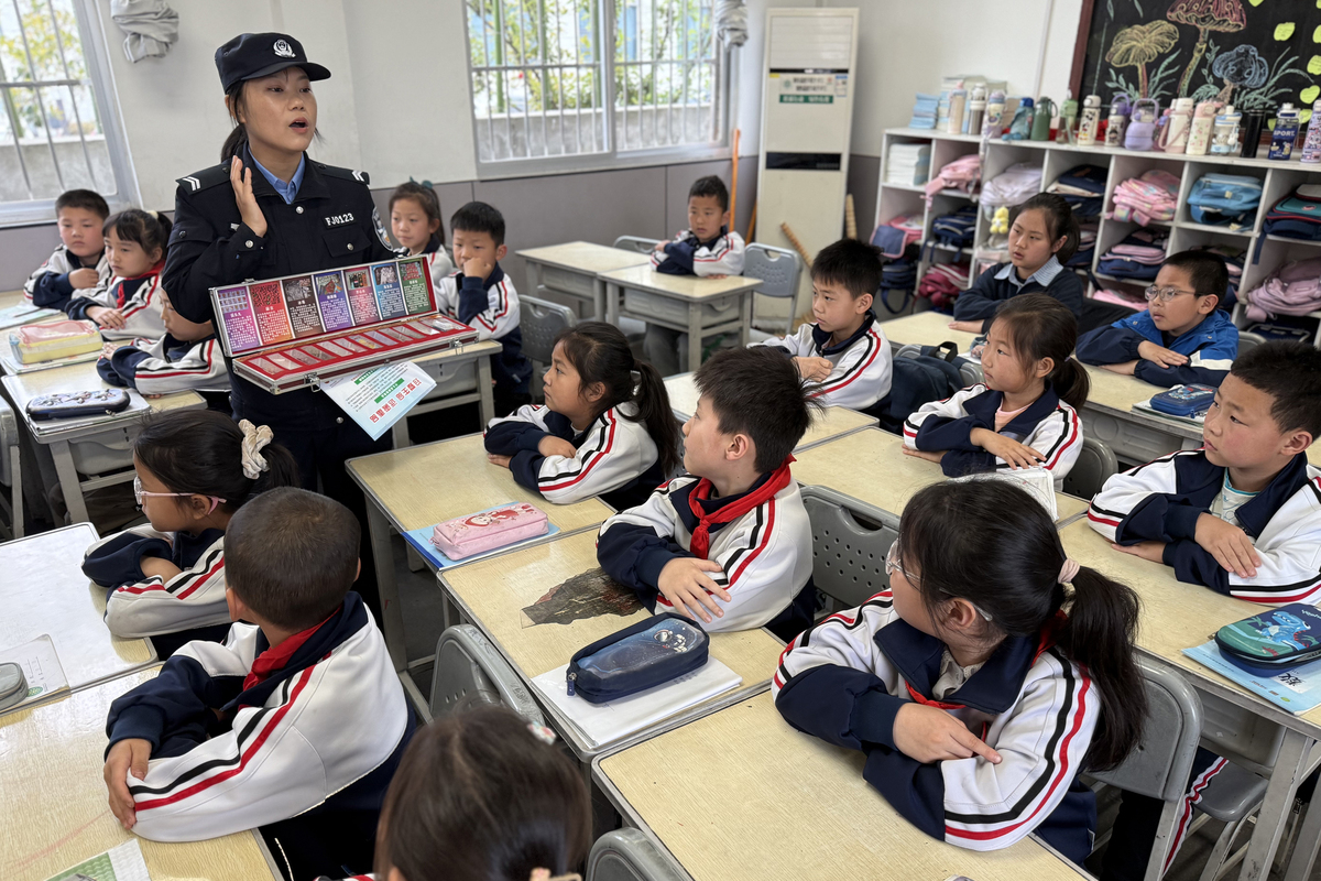 2026年4月13日,陕西渭南大荔县仁厚里学校开展全民日,