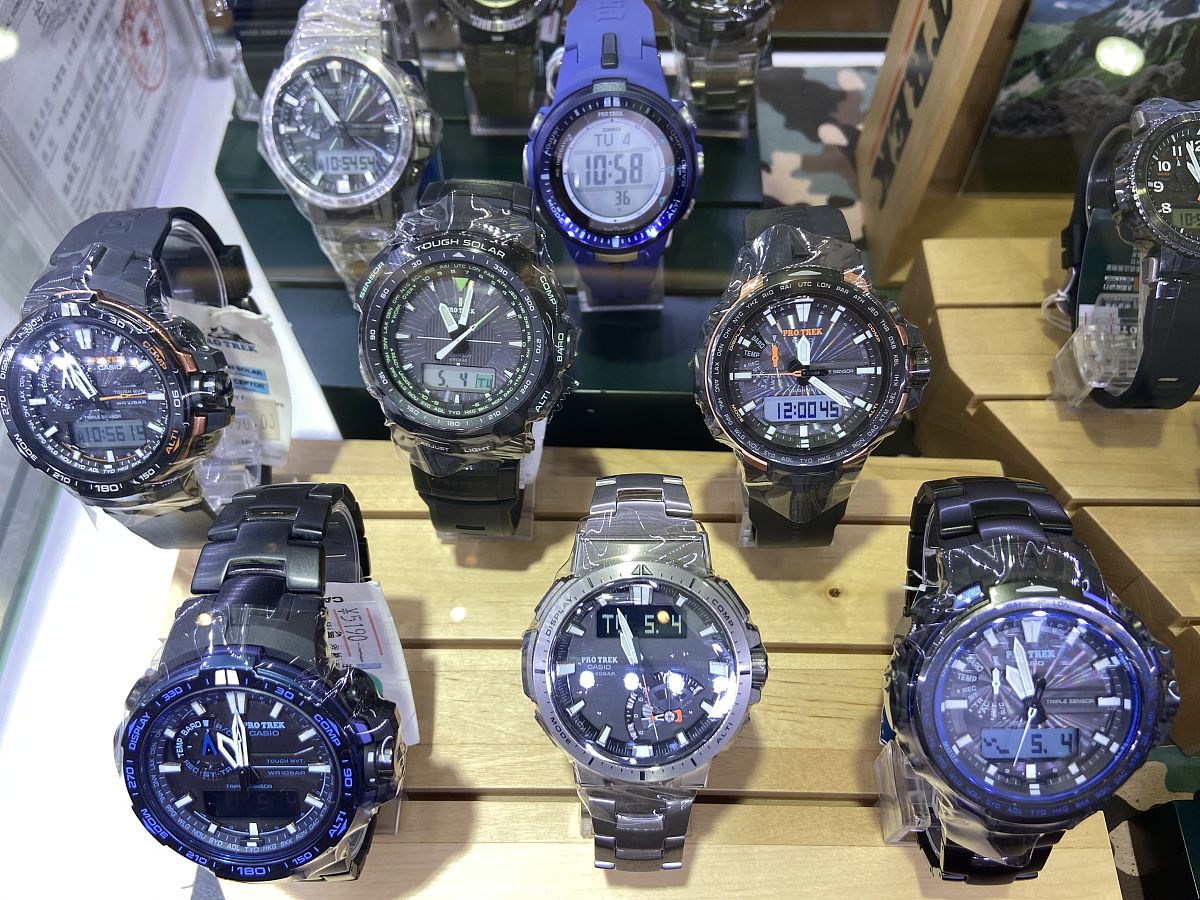 2021年5月4日,江苏无锡,卡西欧(casio).