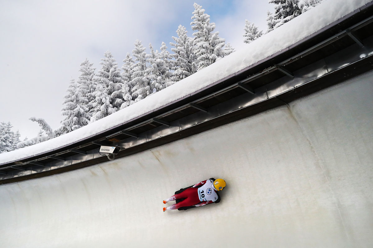 2021年2月12日,德国,2021雪橇雪车世界锦标赛女子俯式冰橇赛况.altenb