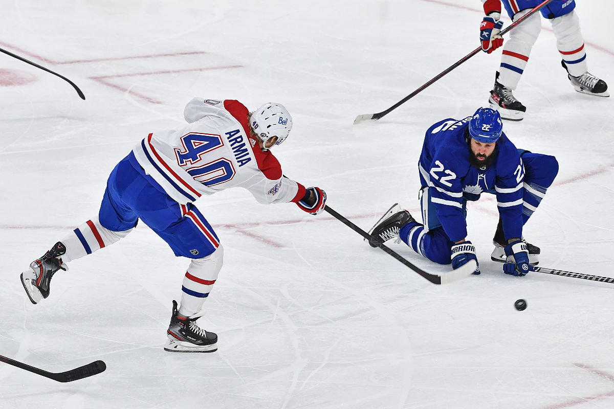 2021年5月27日,加拿大,2021nhl季后赛北区g5,多伦多枫叶vs蒙特利尔加