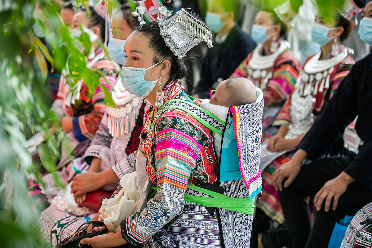 2021年6月11日,在贵州省毕节市博物馆里拍摄的"文化和自然遗产日"主会