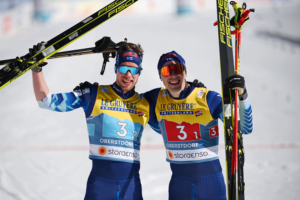 2021年2月28日,德国,2021北欧滑雪世界锦标赛2月28日赛况.oberstdorf,