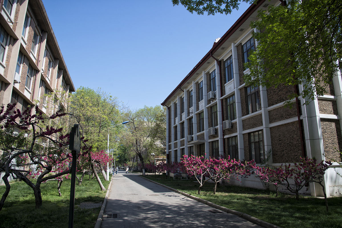 2021年4月18日,天津大学校园.