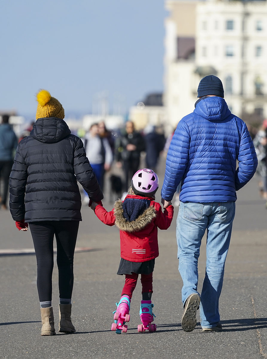 当地时间2021年3月7日,英国布莱顿,英国政府近日宣布解除第三次封锁的