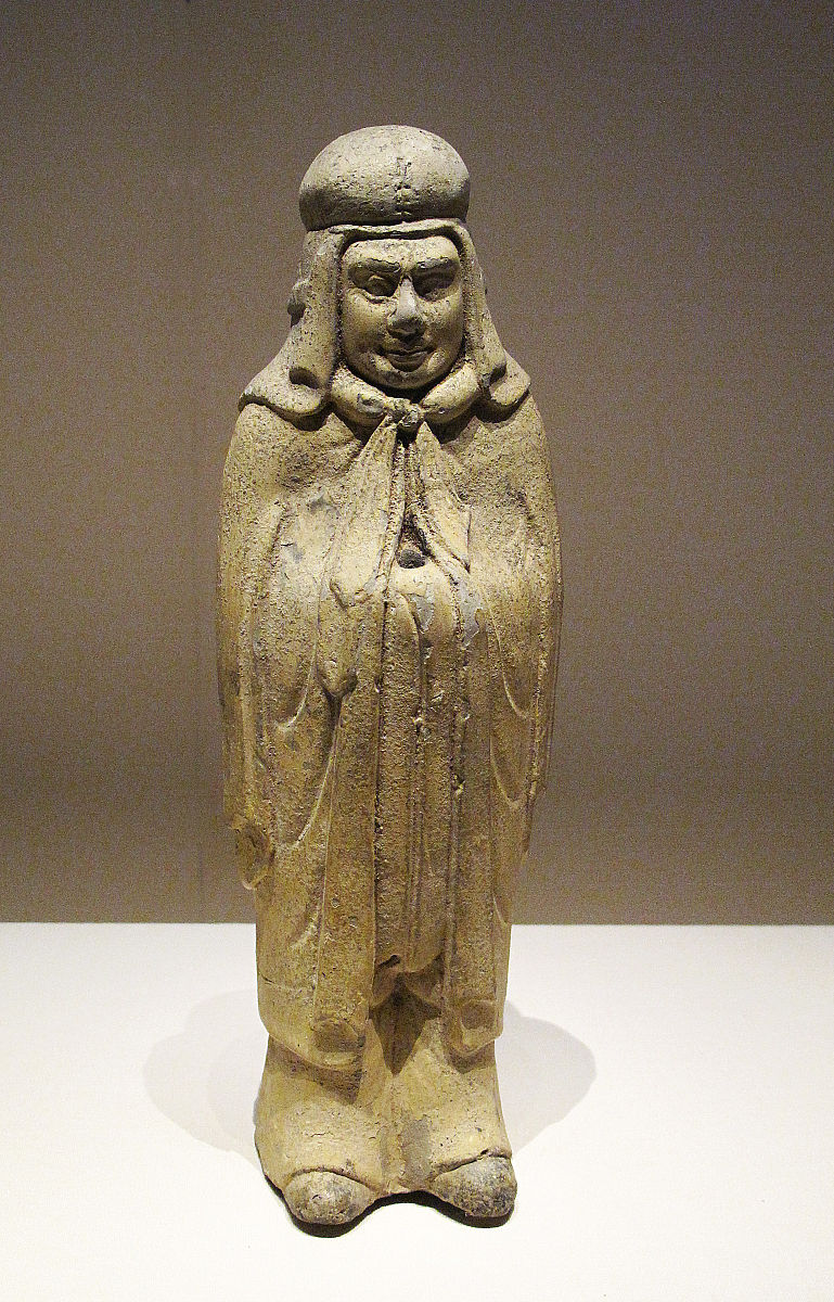 2012年12月06日,裲裆甲陶男俑,北朝,1948年河北景县封氏墓群出土,中国