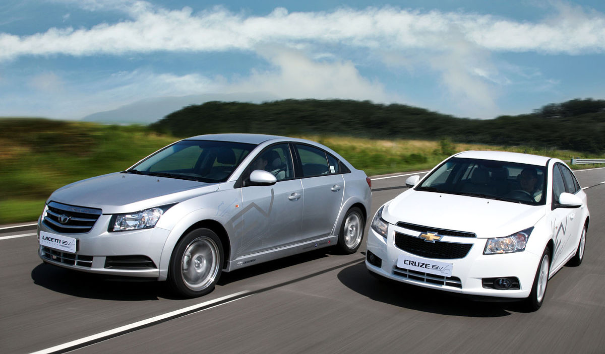 2010年9月19日,韩国,通用大宇lacetti premiere电动车测试.该款电动车