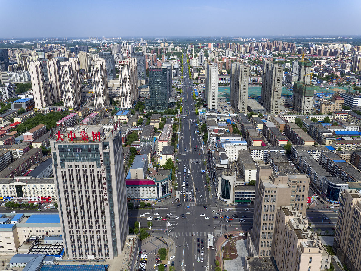 2019年5月13日,河北省廊坊市金光道.由西往东拍摄.
