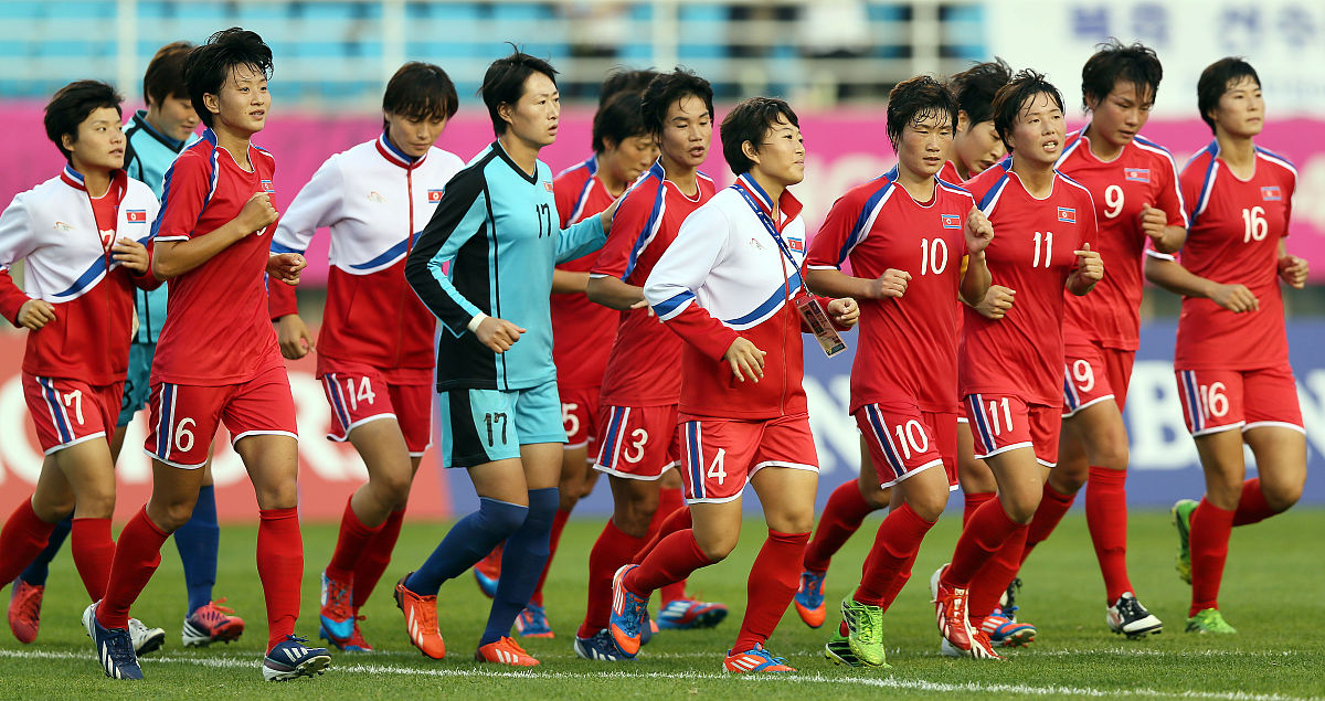 比较一下东亚四国的足球水平