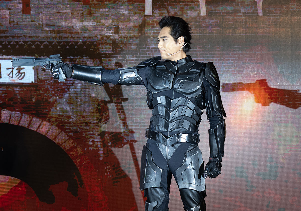 2020年7月16日,台北,明星现身游戏《黄易群侠传》推广记者会.蓝正龙  