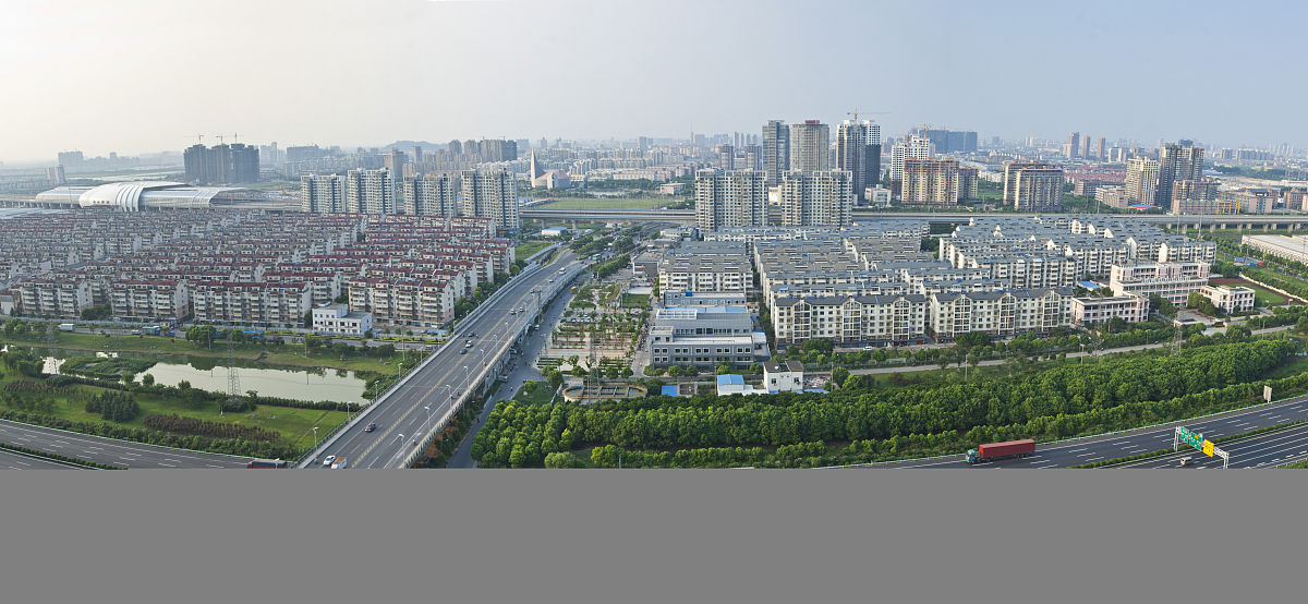 2011年8月2日,江苏昆山全景.+++_+++江苏,昆山,全景图,城市风光,