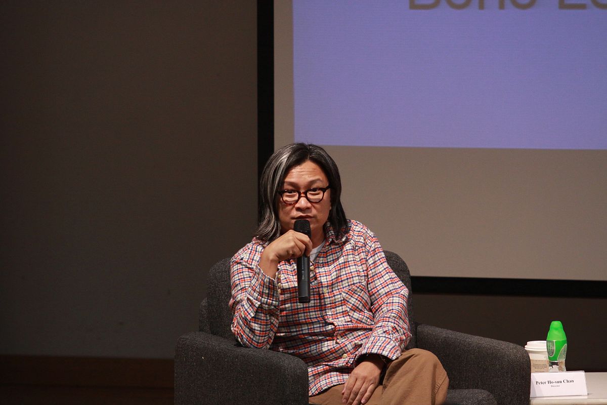 2009年10月8日,香港,名导走进大学校园,与学生们交流畅谈.陈可辛+++_+