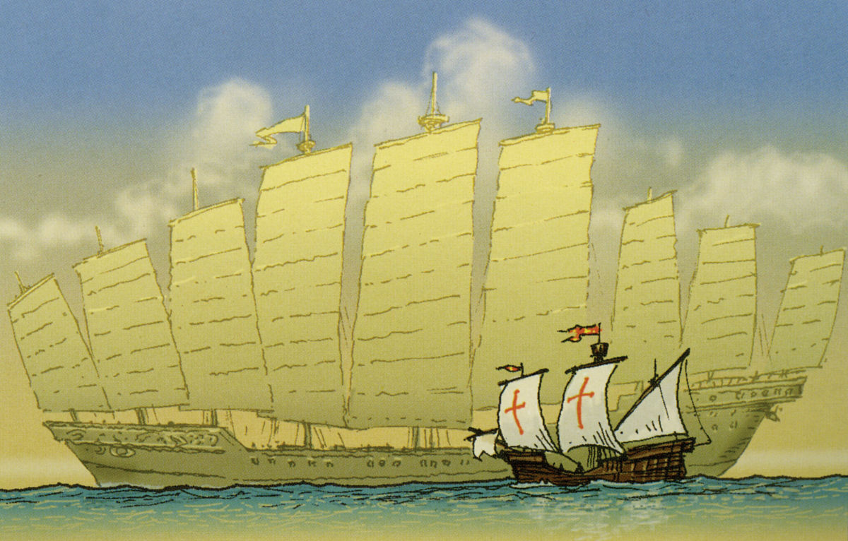 郑和下西洋与新航路开辟：中国古代航海史上的两大事件比较