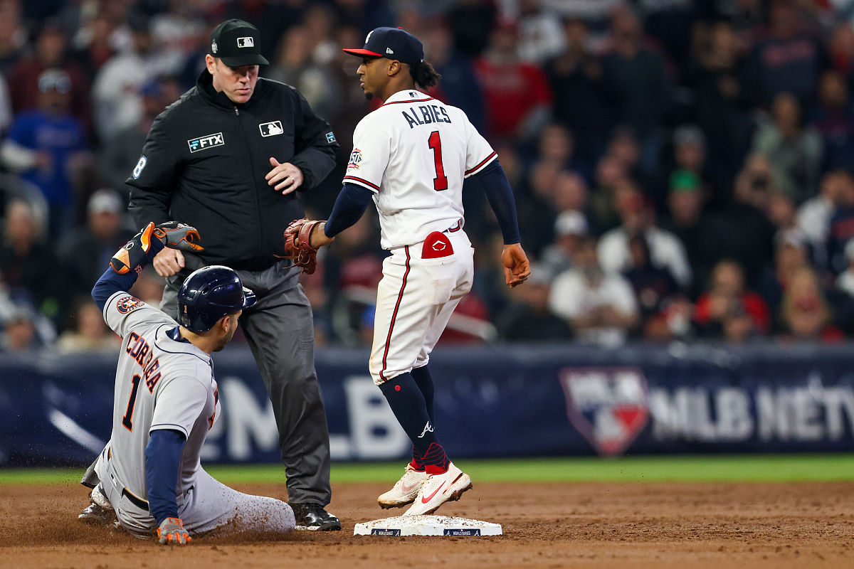 2021年10月31日,美国,2021mlb世界大赛g5,亚特兰大勇士vs休斯顿太空人